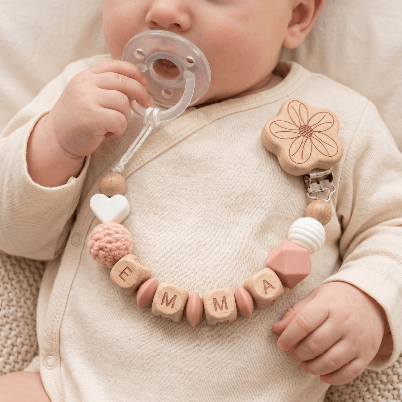 Baby Food Teether - 2026 Personalized Baby Pacifier Clip Custom