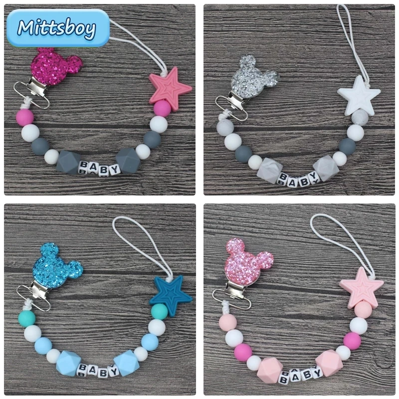 Baby Food Teether - NEW Personalised Name Baby Teether Bracelet