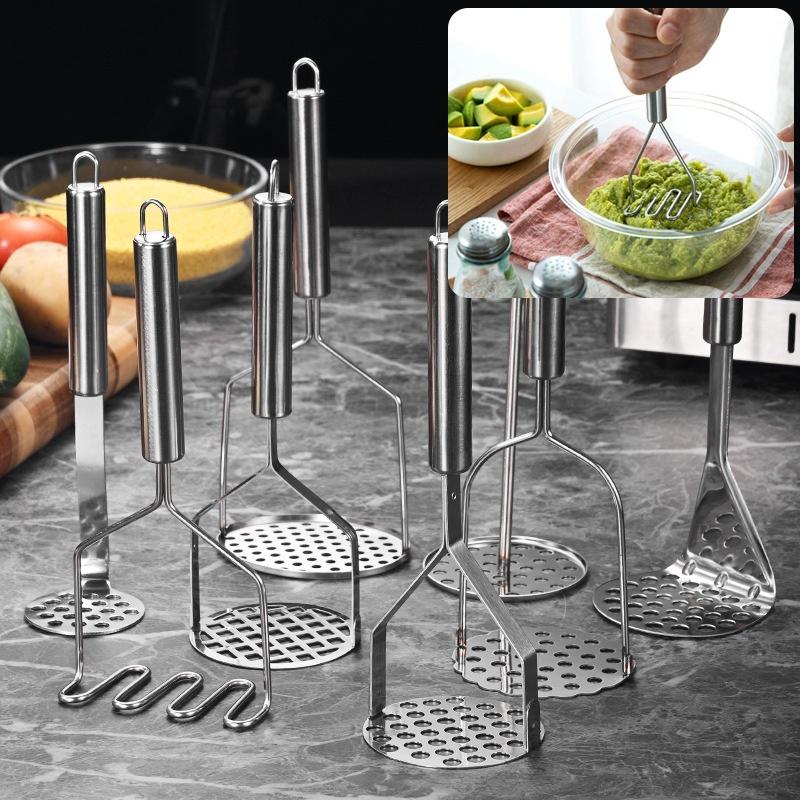Baby Food With Iron - 1Pcs Stainless Steel Potato Masher With