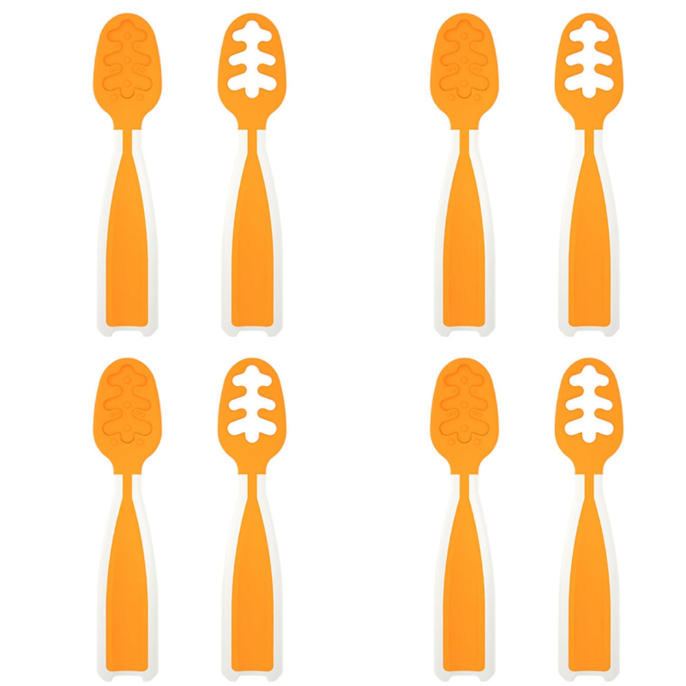 Baby Food For 6 Months - GTBL Baby Self-Feeding Spoon Set, Flexible