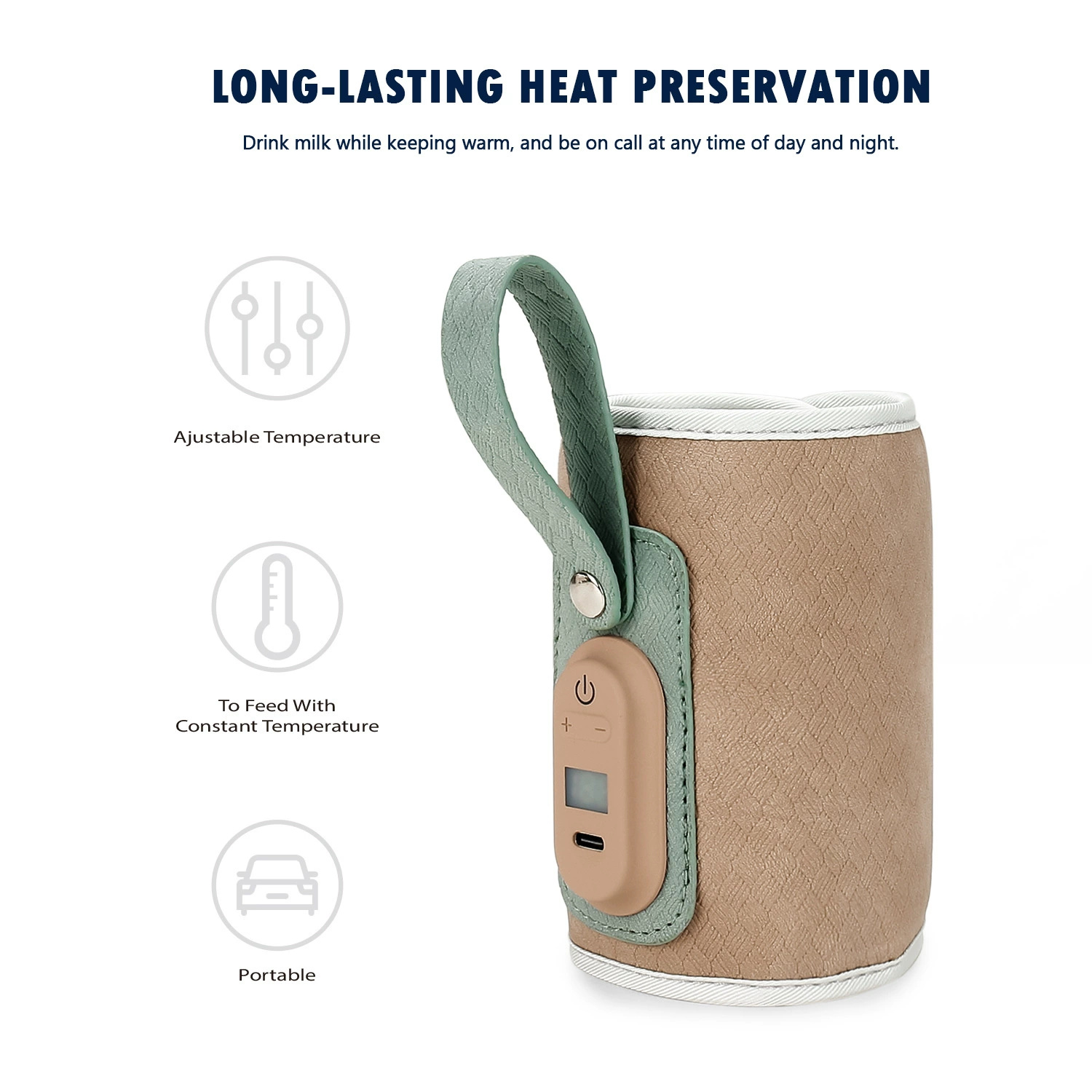 Baby Bottle Warmer Bag USB Pow - Baby Food For Travelling 评论和价格