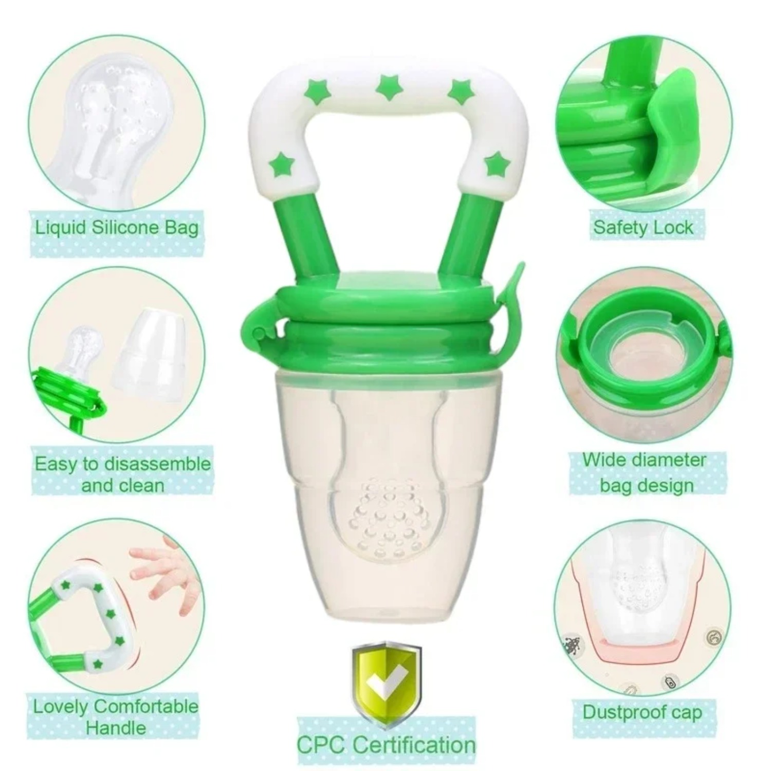 Baby Fruit Food Feeder/pacifie - Baby Food Guide 评论和价格