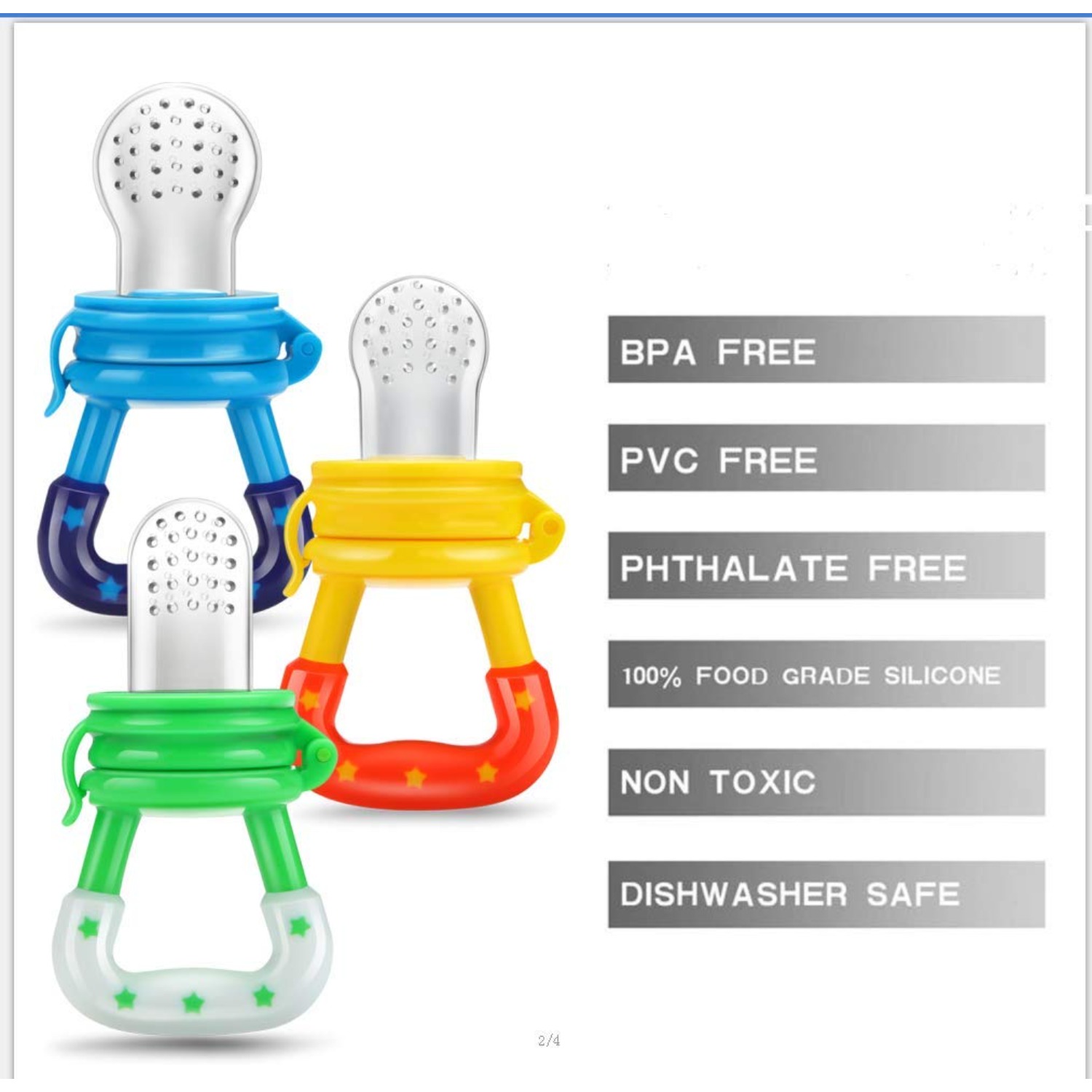 Baby Fruit Food Feeder/pacifie - Baby Food Guide 评论和价格