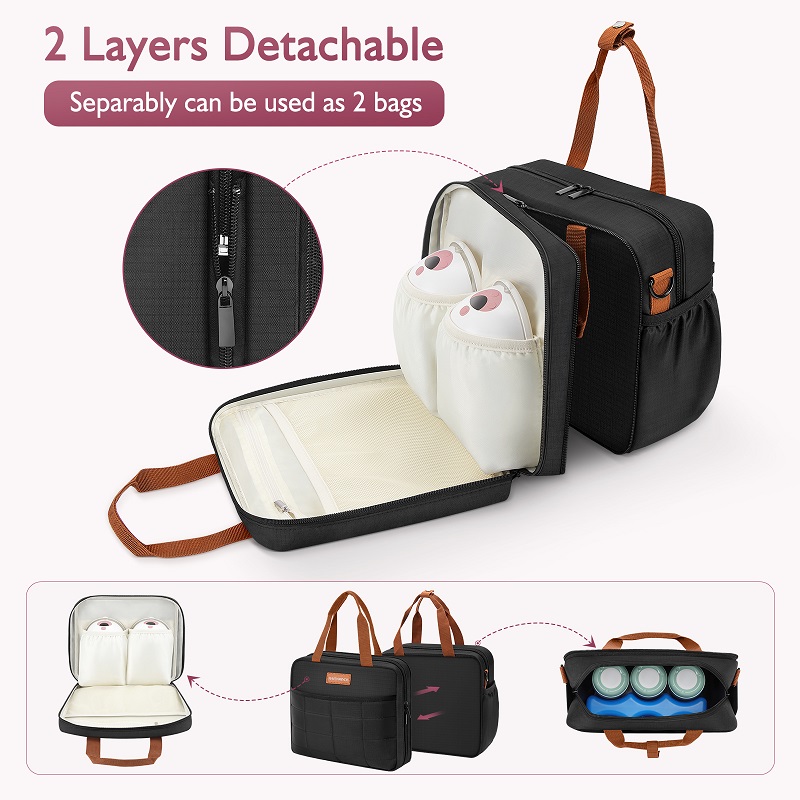 Detachable Breast Pump Bag wit - Baby Food For Travelling 评论和价格