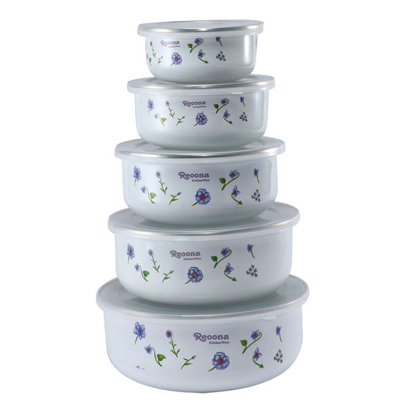 5-piece Set of Thickened Ename - Baby Food With Iron 评论和价格
