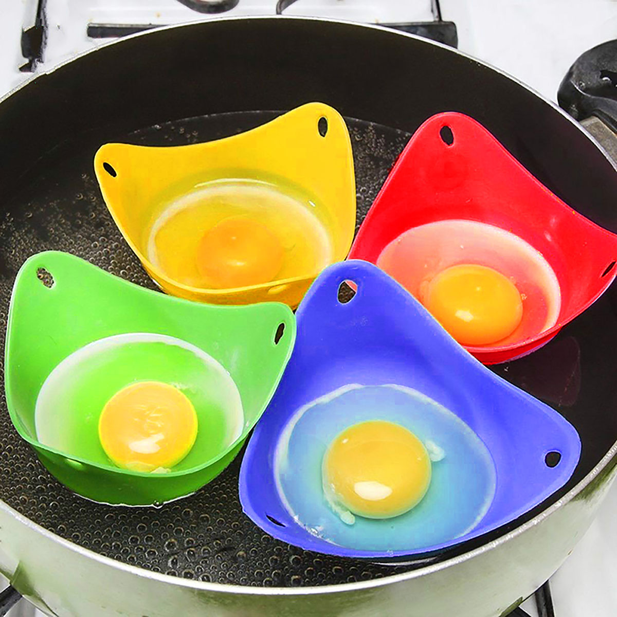 Silicone Egg Poacher Cups Egg  - Baby Food Egg 评论和价格