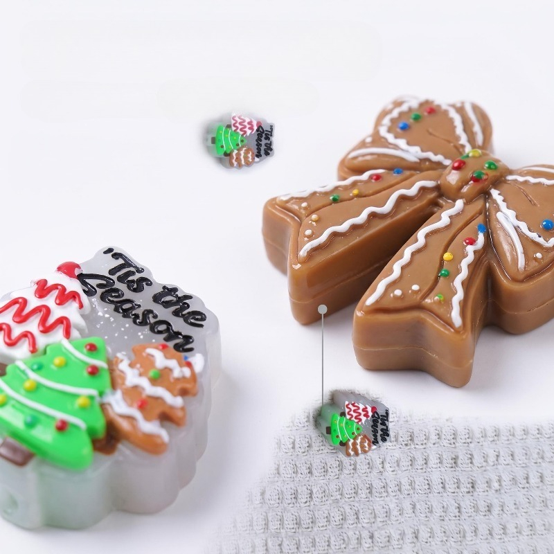 20pcs Silicone Beads Christmas - Baby Food Teether 评论和价格