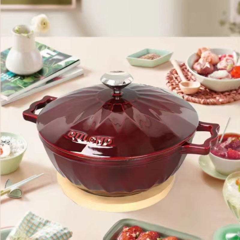 Enameled Cast Iron Dutch Oven  - Baby Food With Iron 评论和价格