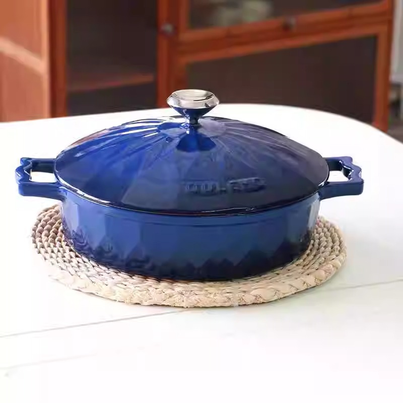 Enameled Cast Iron Dutch Oven  - Baby Food With Iron 评论和价格