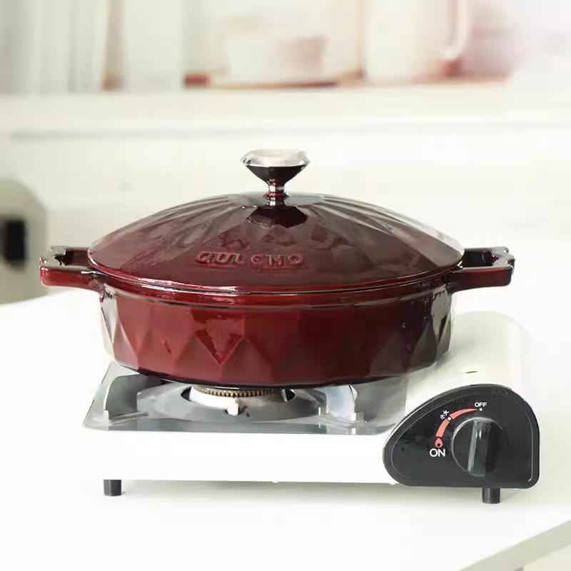 Enameled Cast Iron Dutch Oven  - Baby Food With Iron 评论和价格
