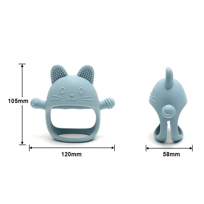 1PC Baby Silicone Teethers Glo - Baby Food Teether 评论和价格