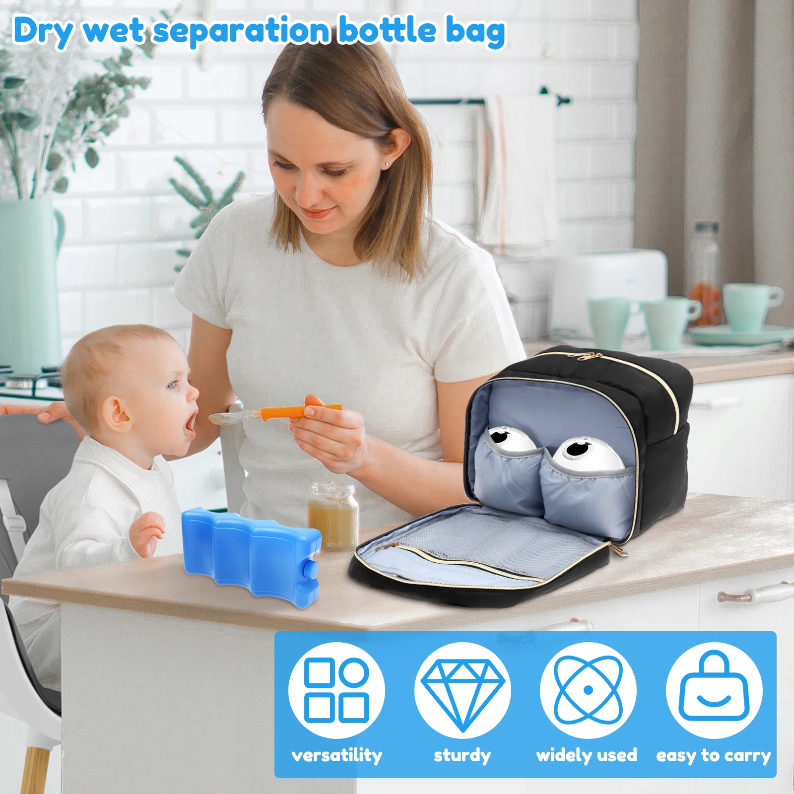 Breast Pump Storage Bag with I - Baby Food For Travelling 评论和价格