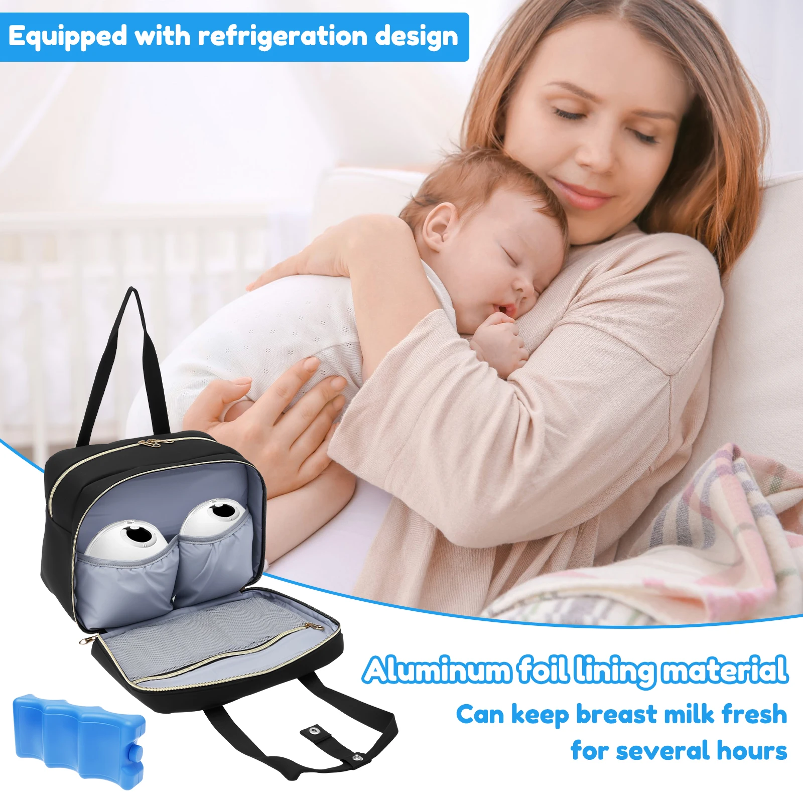 Breast Pump Storage Bag with I - Baby Food For Travelling 评论和价格