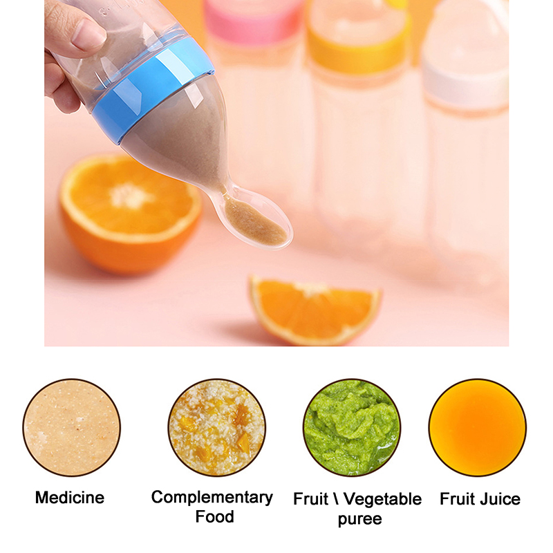 Squeezing Feeding Bottle Silic - Baby Food Guide 评论和价格