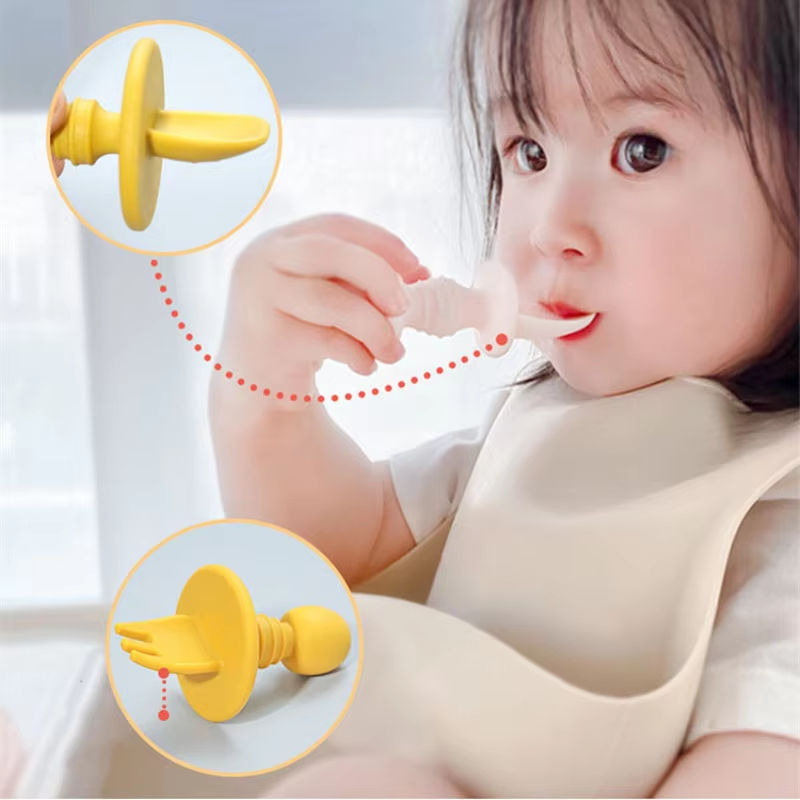 Baby silicone tableware, baby  - Baby Food For 6 Months 评论和价格