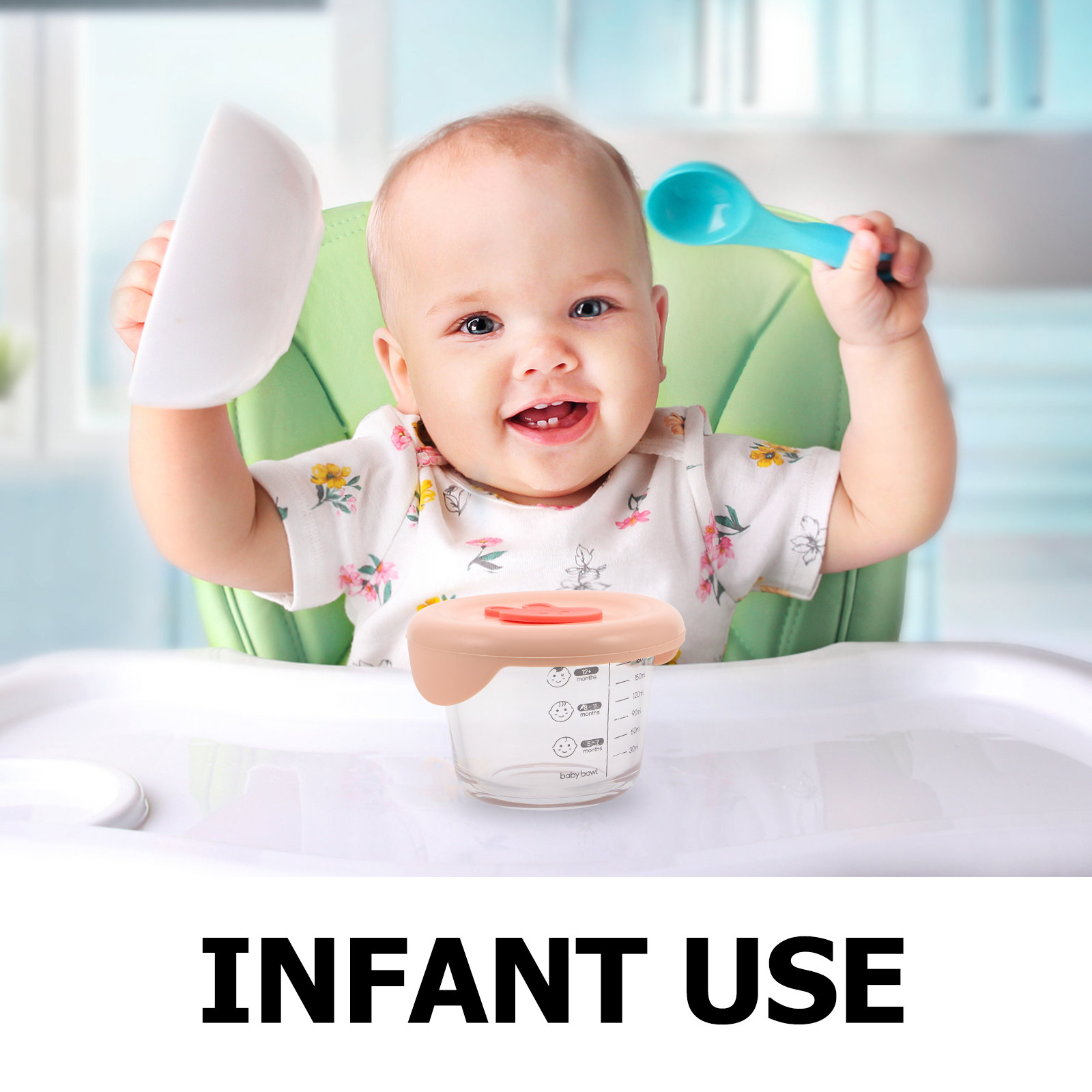 2Pcs Baby Food Storage Contain - Baby Food For Travelling 评论和价格