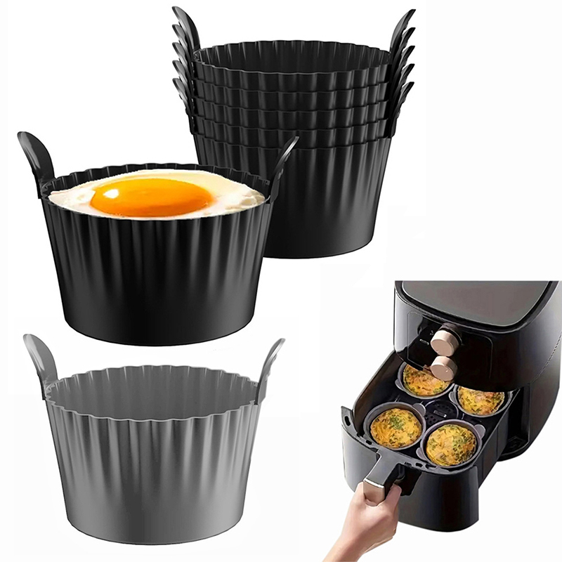 3/4/6/12Pcs Air Fryer Silicone - Baby Food Egg 评论和价格