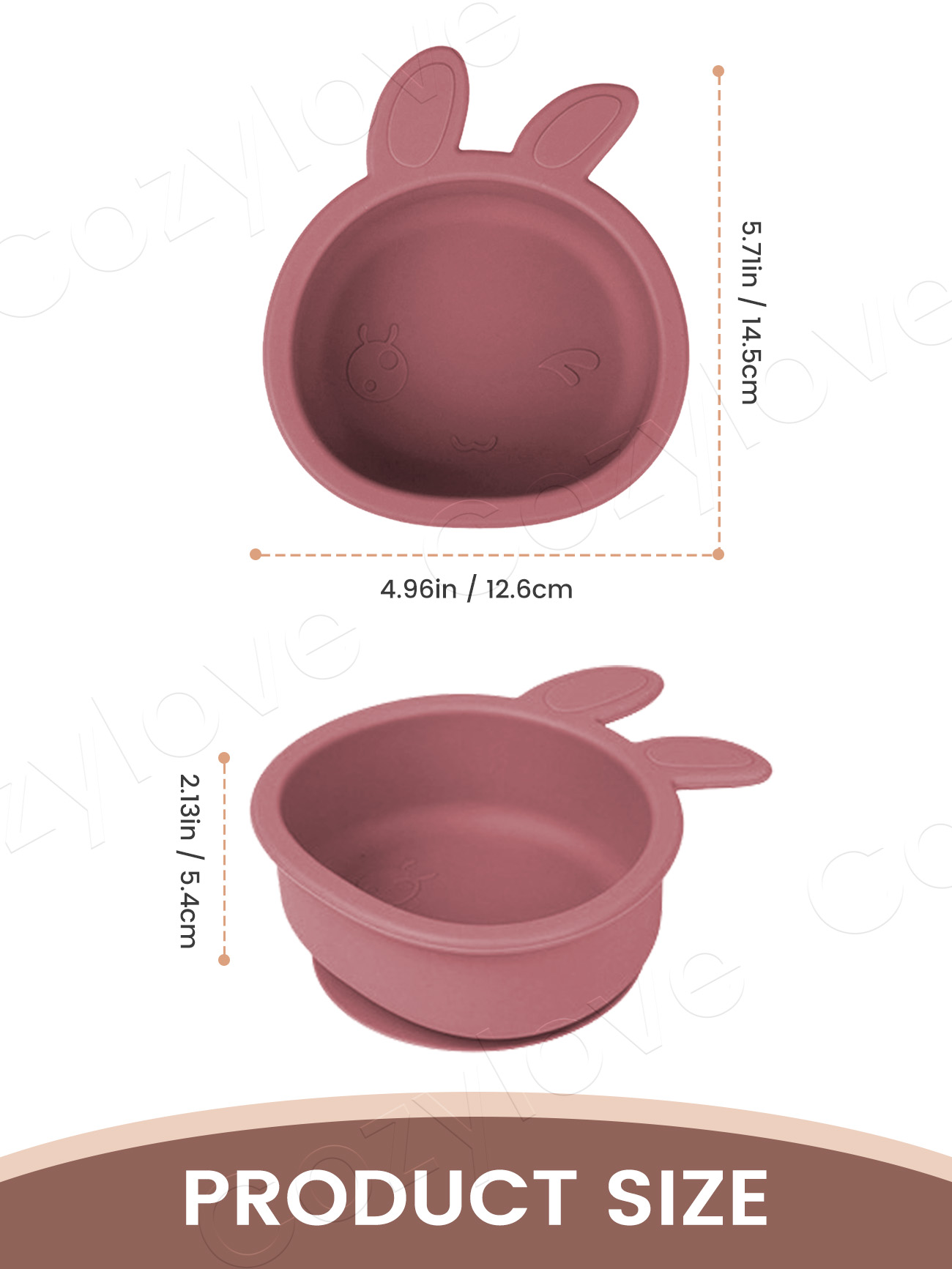 Cute Bunny Ear Silicone Baby S - Baby Food For 6 Months 评论和价格