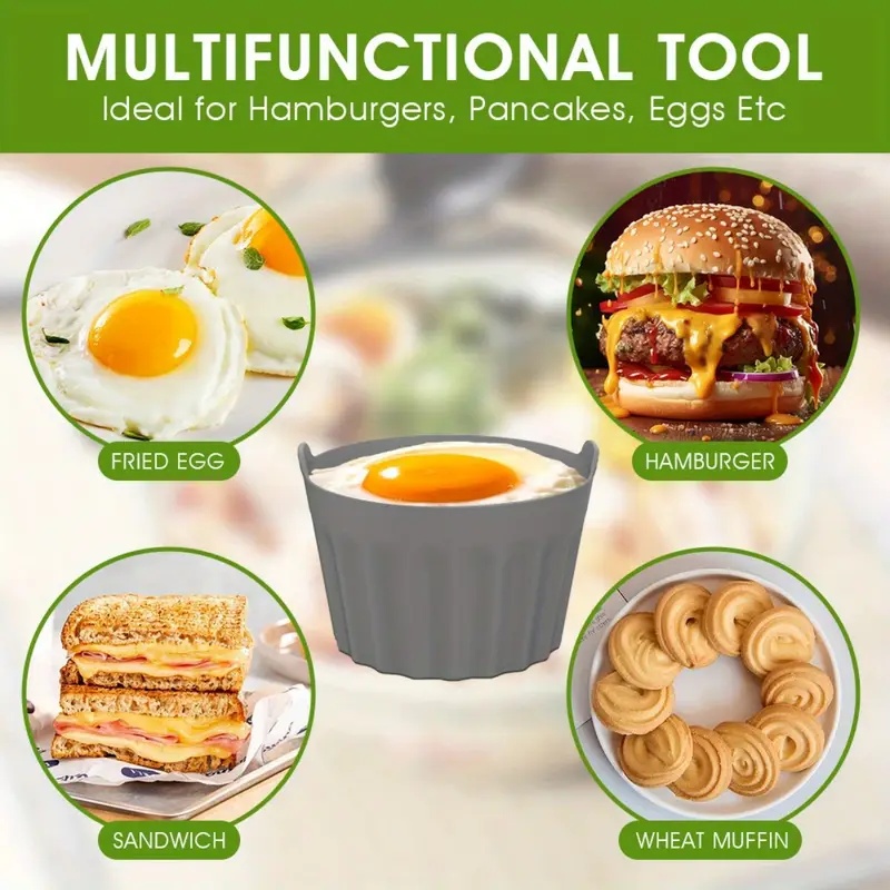 4Pcs Silicone Air Fryer Baking - Baby Food Egg 评论和价格