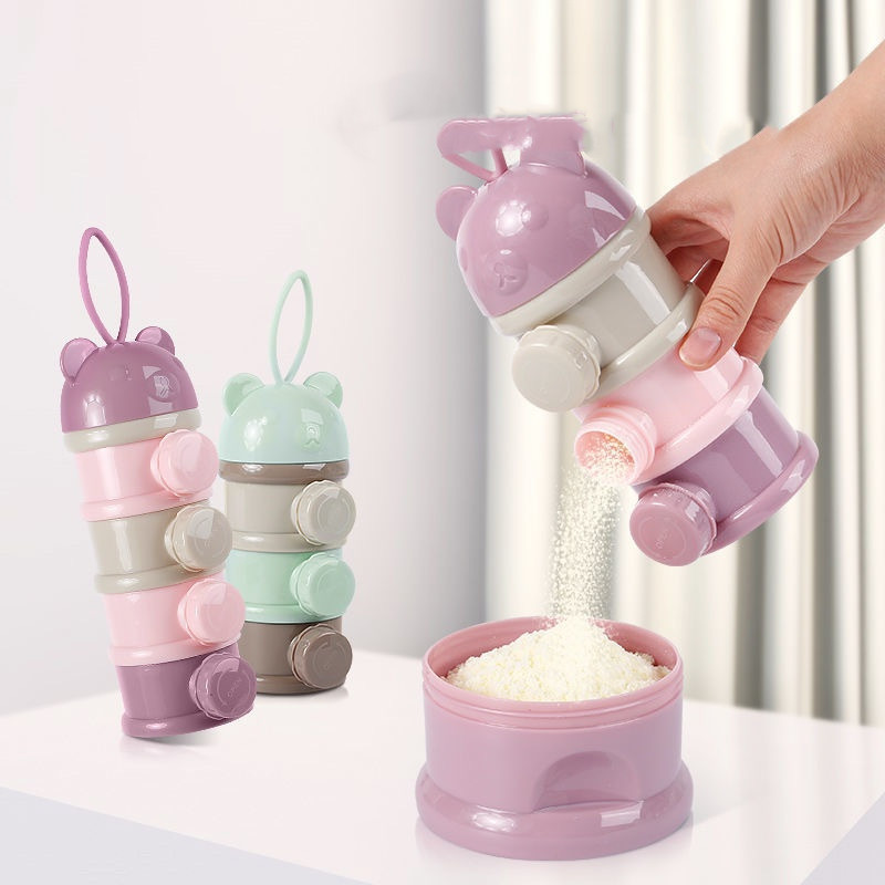 3/4 Layers Bear Baby Milk Powd - Baby Food For Travelling 评论和价格