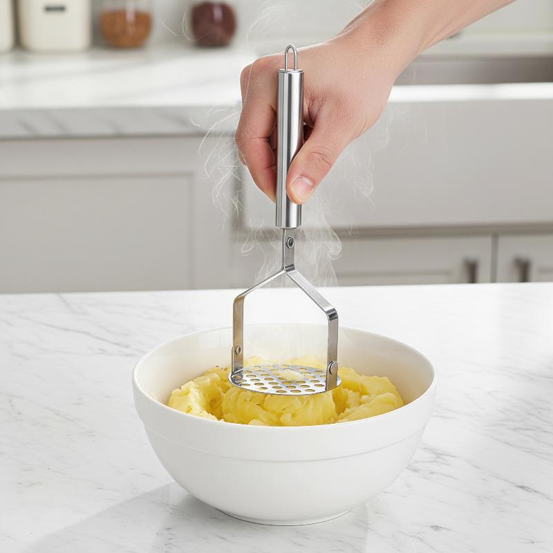 [J] 1Pcs Stainless Steel Potat - Baby Food With Iron 评论和价格