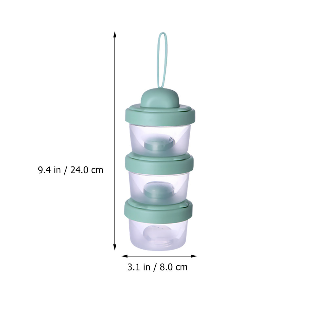 1Set 3 Layer Milk Powder Dispe - Dry Food Baby 评论和价格
