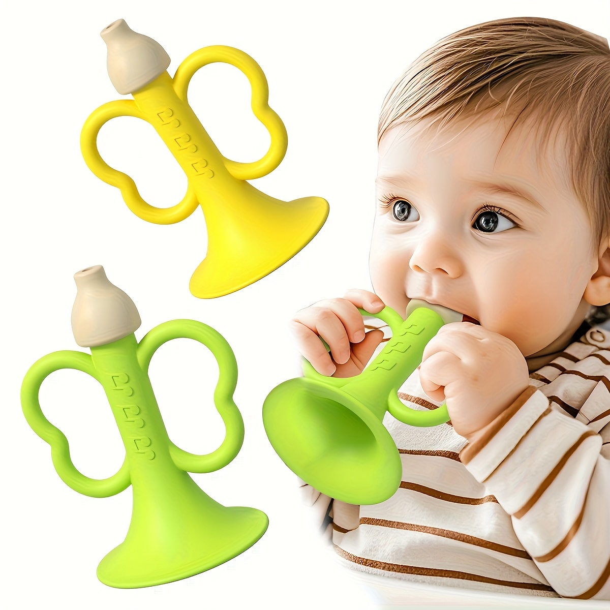 Baby Teething Horn, Baby Tooth - Baby Food Teether 评论和价格