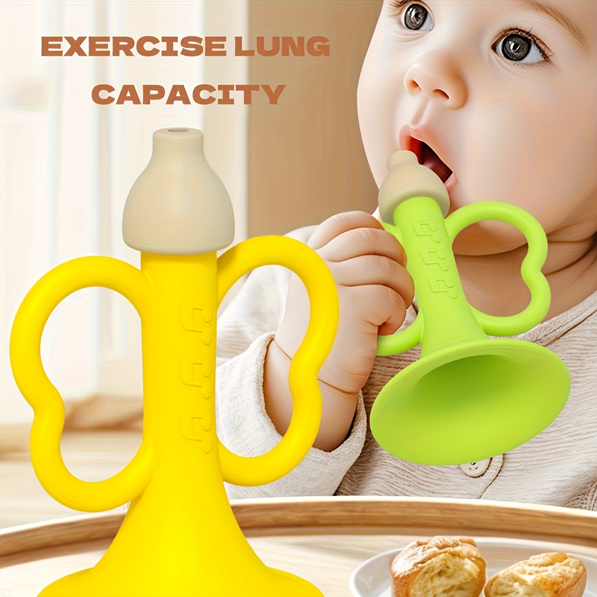 Baby Teething Horn, Baby Tooth - Baby Food Teether 评论和价格