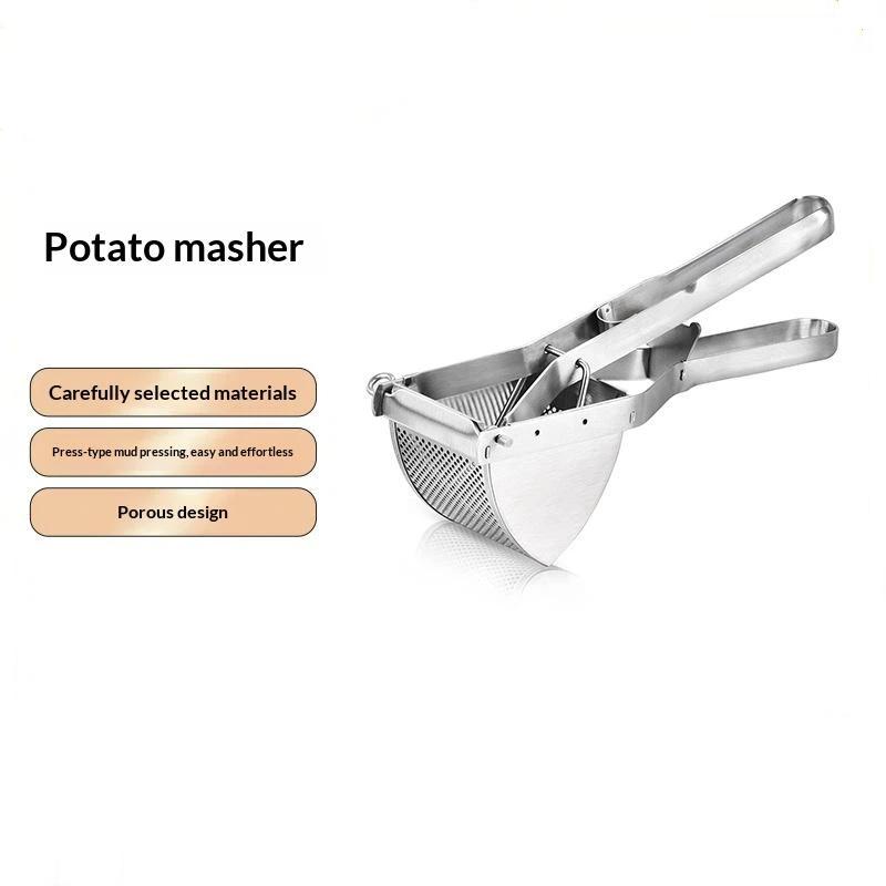 Potato Masher Stainless Steel  - Baby Food With Iron 评论和价格